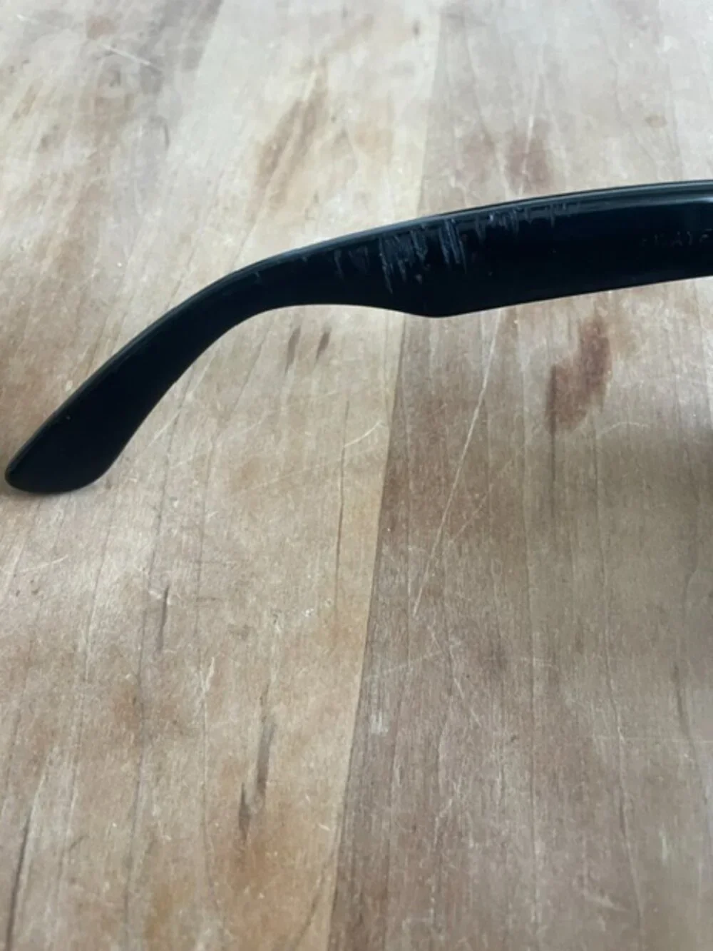 Vintage B&L Ray-Ban L2009 Black Acetate G15 Glass Lens Wayfarers 5024